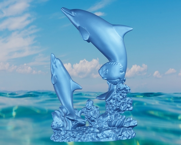 Dolphin coral 3D Print 497909