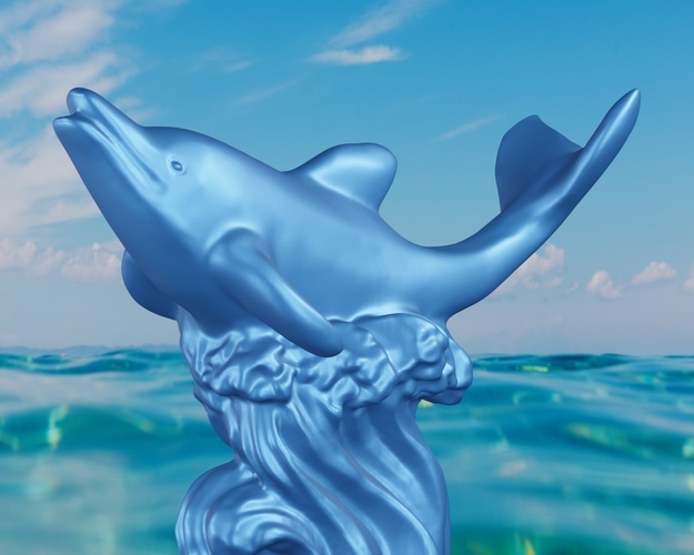 Dolphin wave  3D Print 497910