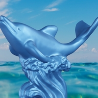 Dolphin wave  - Thumbnail 1