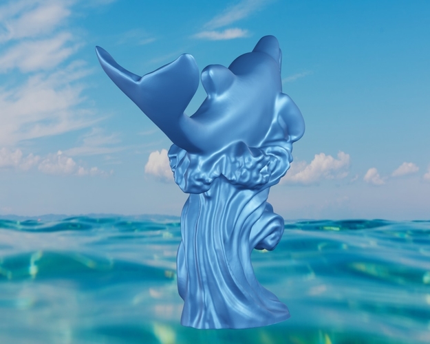 Dolphin wave  3D Print 497911