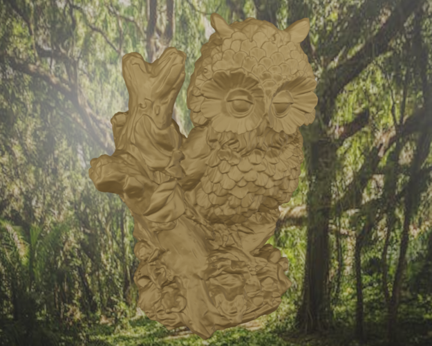 Owl tree  3D Print 497939