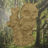 Small Owl tree  3D Printing 497939