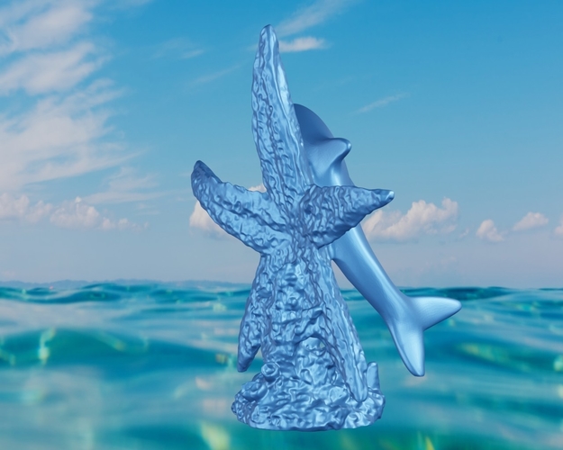 Dolphin star  3D Print 497947