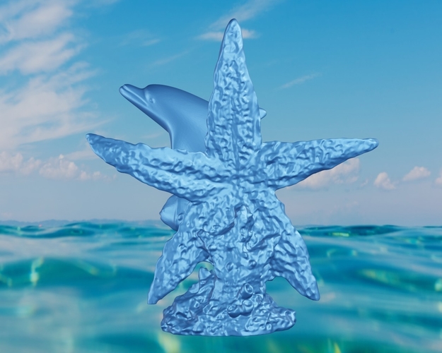 Dolphin star  3D Print 497948