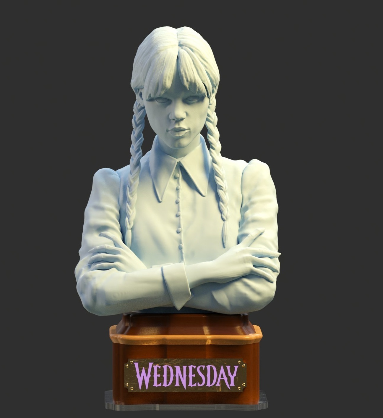 3D file Merlina Addams - Wednesday Addams 🧛・3D printing idea to  download・Cults