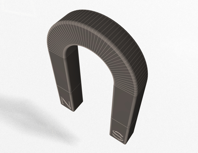 Horseshoe Magnet 3D Print 498107