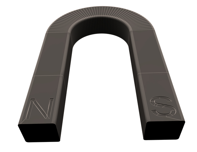 Horseshoe Magnet 3D Print 498108