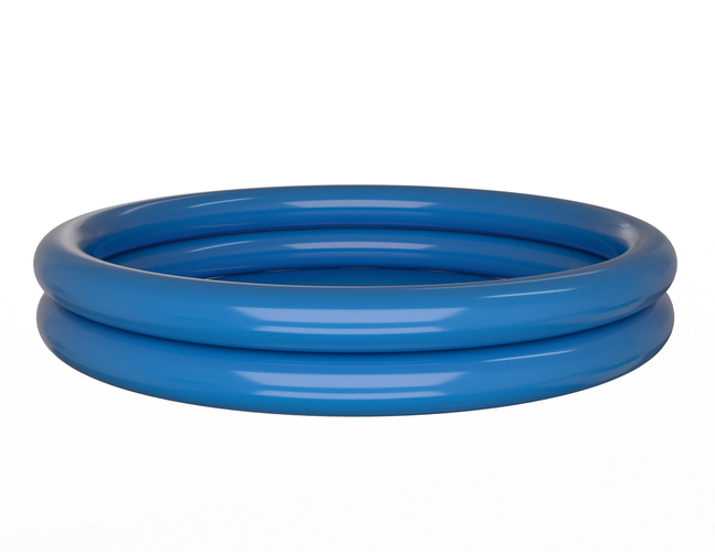 Inflatable Two Ring Pool 3D Print 498123