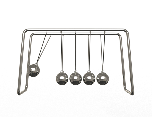 Newton's Cradle 3D Print 498245