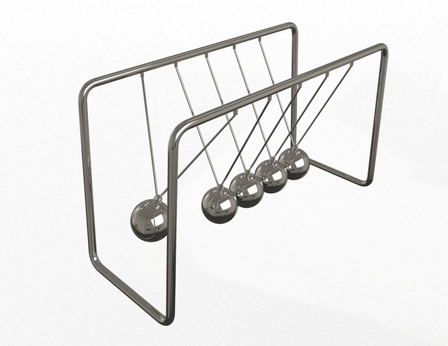 Newton's Cradle 3D Print 498246