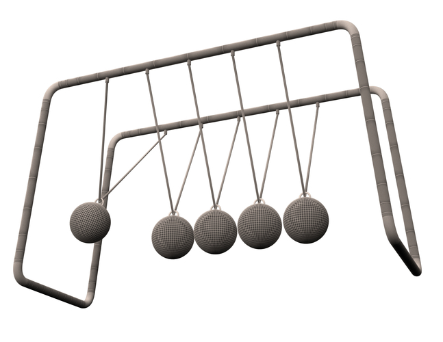 Newton's Cradle 3D Print 498254