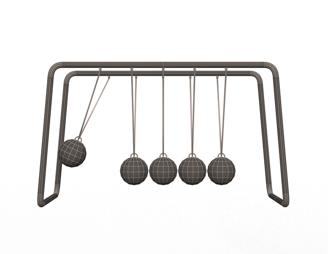 Newton's Cradle 3D Print 498255