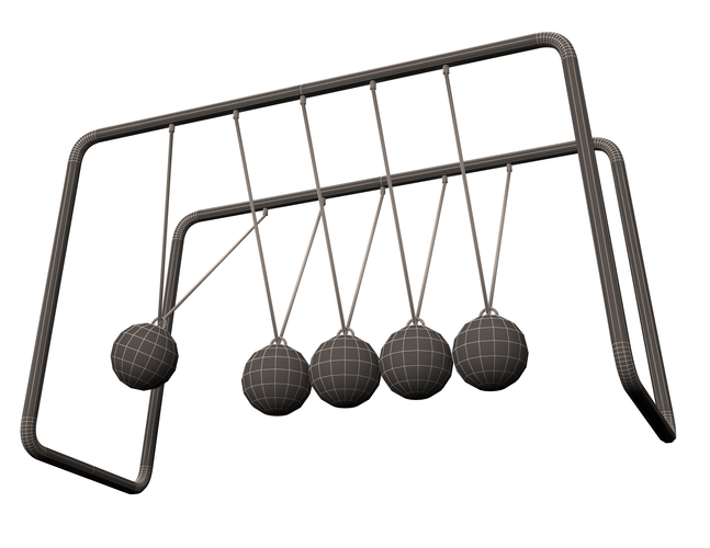 Newton's Cradle 3D Print 498259