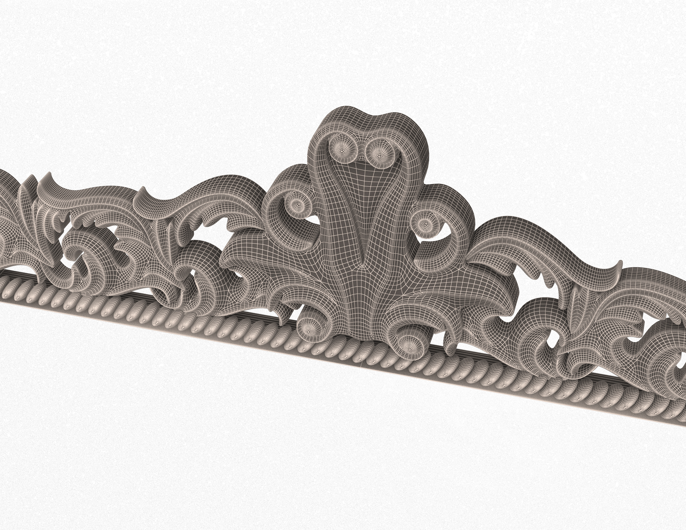 3D Printed Cornice Decoration Molding by xaqani ahmadov