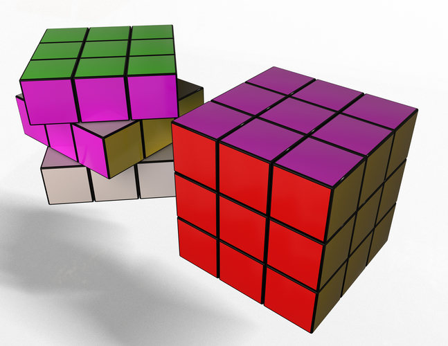 Rubiks Puzzle Cube 3D Print 498620