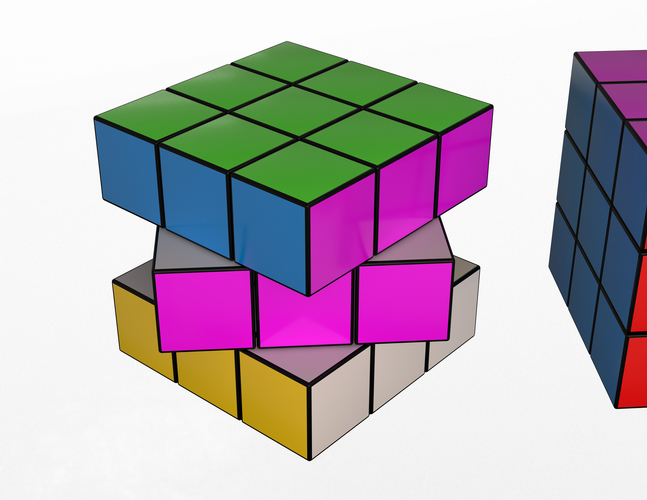 Rubiks Puzzle Cube 3D Print 498621