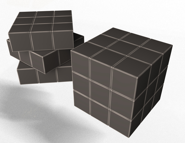 Rubiks Puzzle Cube 3D Print 498625