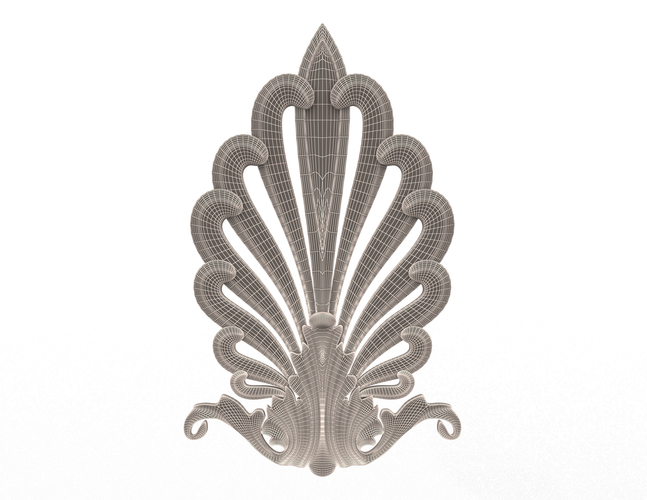 Shell Carved Decoration 3D Print 498633