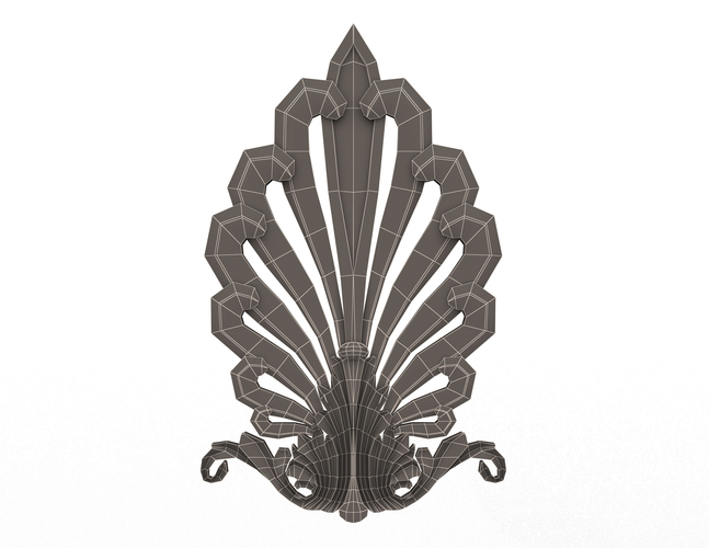 Shell Carved Decoration 3D Print 498637