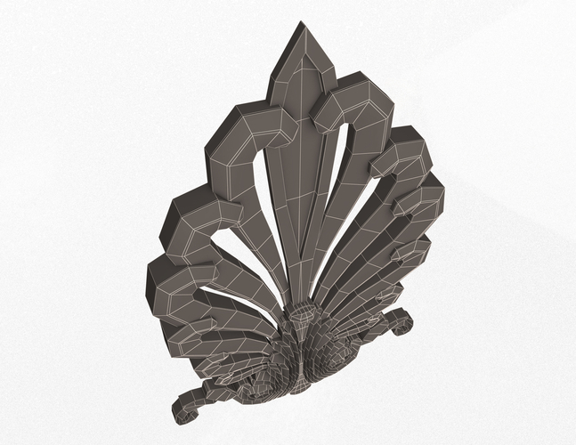 Shell Carved Decoration 3D Print 498638