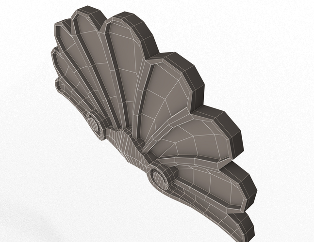 Shell Carved Decoration 02 3D Print 498649
