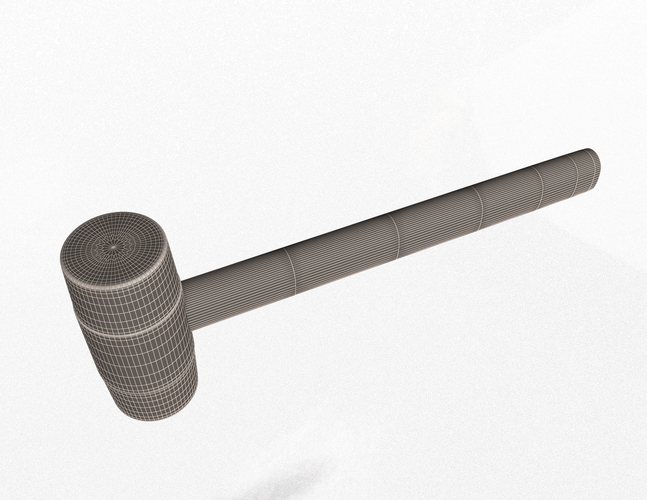 Soft Plastic Hammer Tool 3D Print 498728