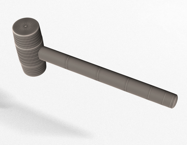 Soft Plastic Hammer Tool 3D Print 498730