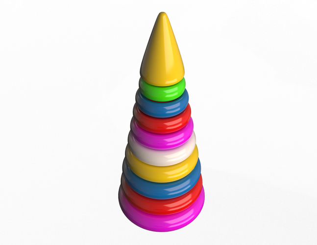 Stacking Toy 3D Print 498783