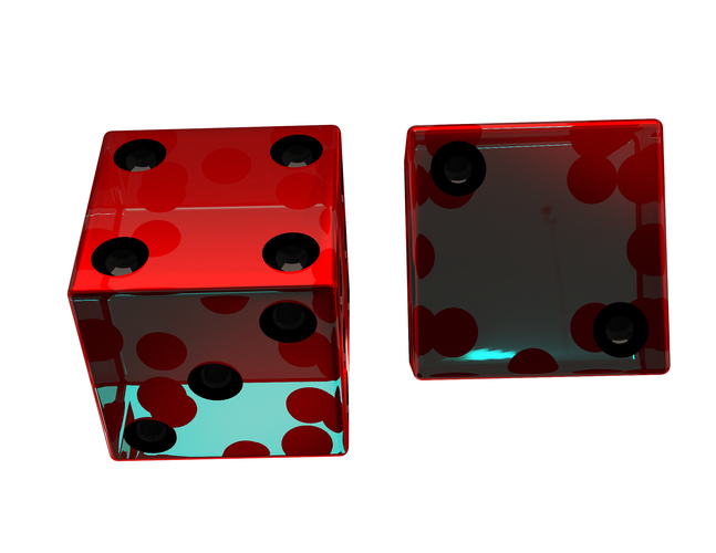 Standard Backgammon Dice Set 3D Print 498808