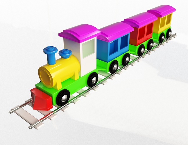 Train Toy for Child 3D Print 498833