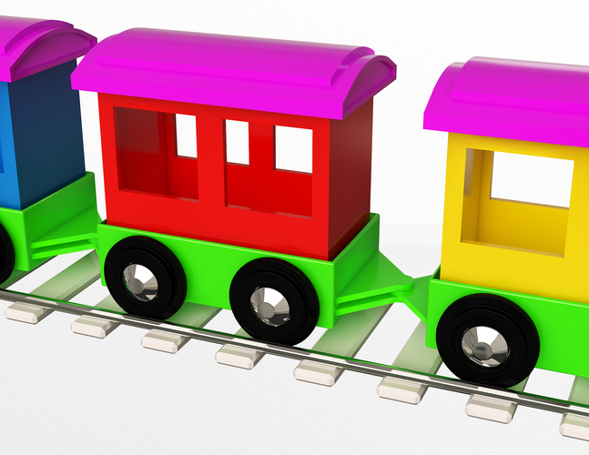 Train Toy for Child 3D Print 498836