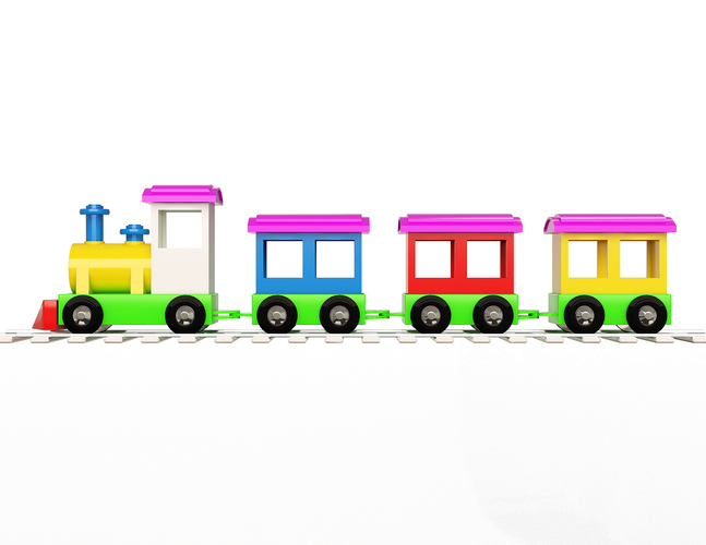 Train Toy for Child 3D Print 498837