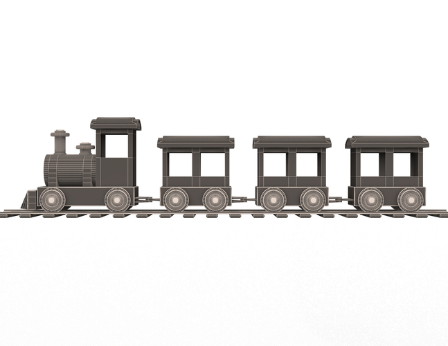 Train Toy for Child 3D Print 498838
