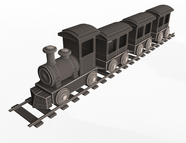 Train Toy for Child 3D Print 498839