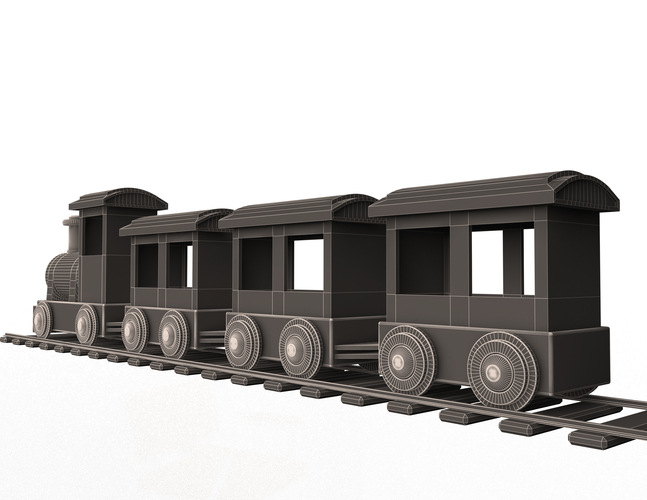 Train Toy for Child 3D Print 498840