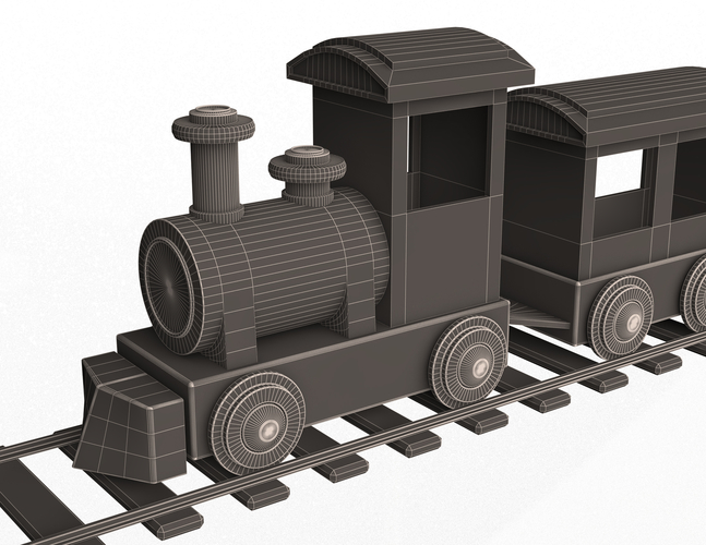 Train Toy for Child 3D Print 498841