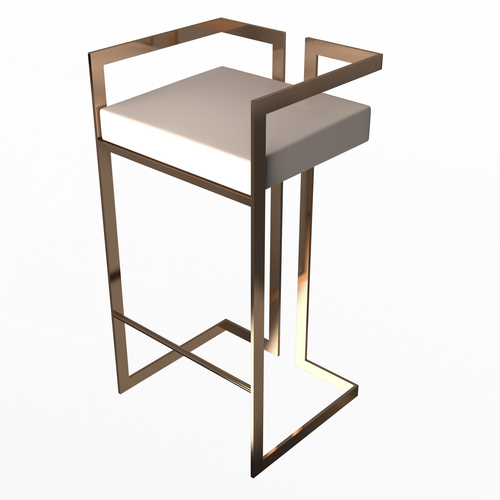 Bar Stool 02  3D Print 499007