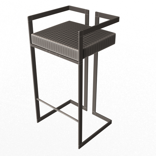 Bar Stool 02  3D Print 499013