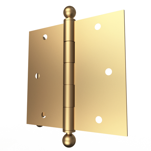 Brass Door Hinge Set 3D Print 499034