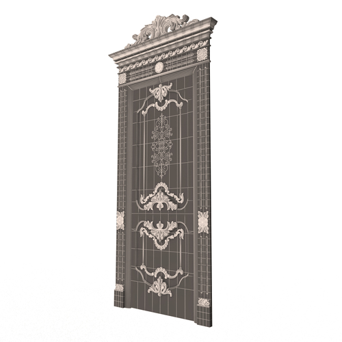 Carved Door Classic 01 3D Print 499069