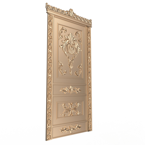 Carved Door Classic 02 3D Print 499081