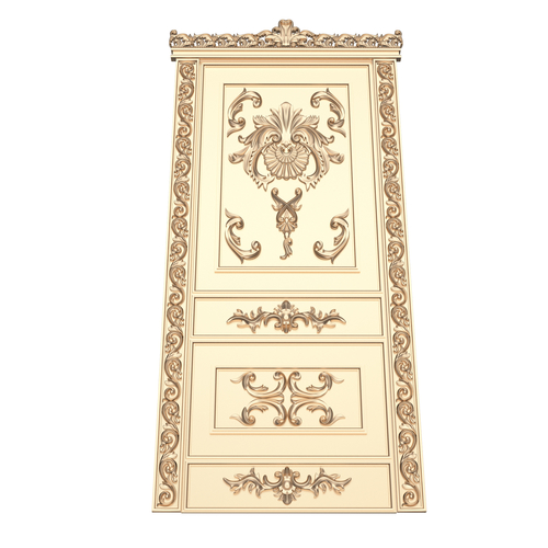 Carved Door Classic 02 3D Print 499084