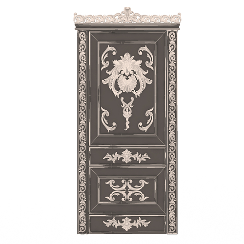 Carved Door Classic 02 3D Print 499091