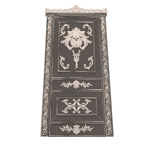 Carved Door Classic 02 3D Print 499096