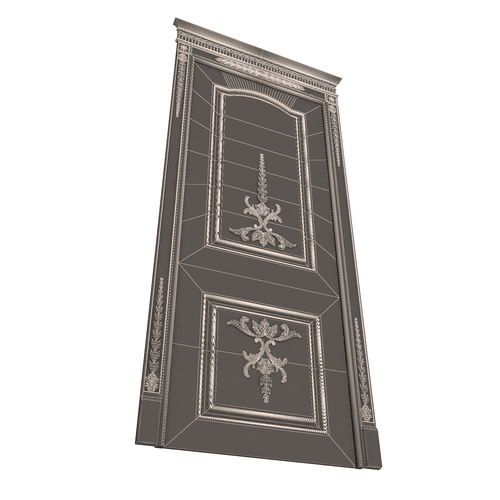 Carved Door Classic 03 3D Print 499104