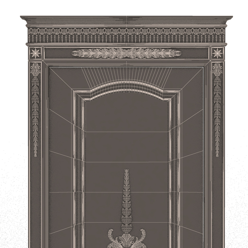 Carved Door Classic 03 3D Print 499106