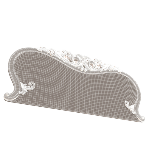 Carved Headboard 01 3D Print 499116