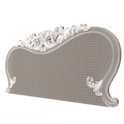 Carved Headboard 01 3D Print 499117