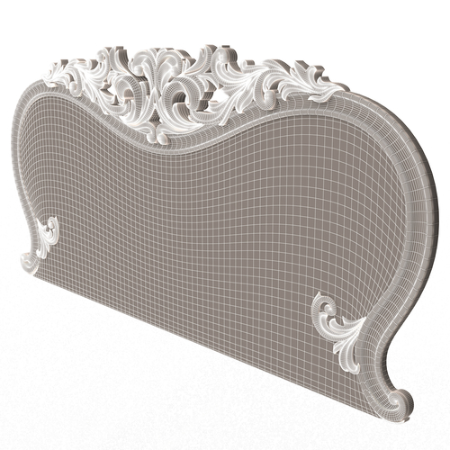 Carved Headboard 01 3D Print 499120