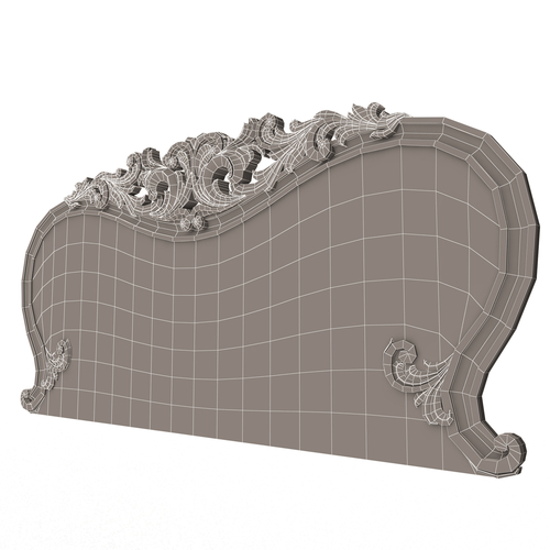 Carved Headboard 01 3D Print 499123